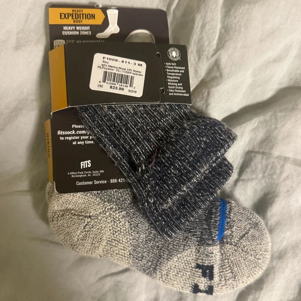 Fits Heavy Expedition Boot Socks Medium